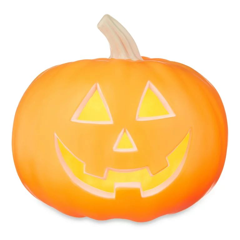Way To Celebrate Halloween Light Up Jack O' Lantern, Orange | Walmart (US)