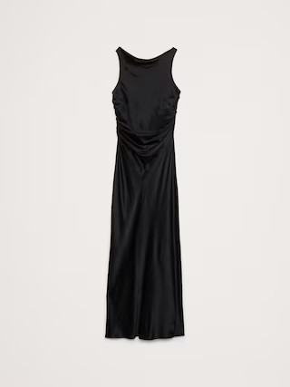 Silk Cowl-Neck Gown | Banana Republic (US)