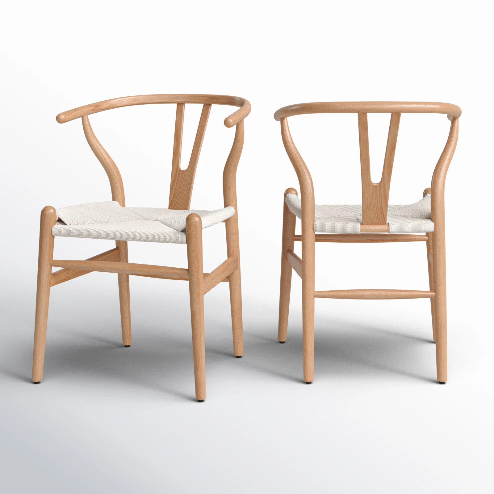 Wyn Woven Solid Wood Dining Chair | Wayfair North America