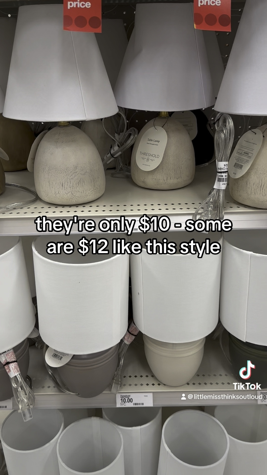 If you’re looking for the perfect small lamp to warm up your kitchen, bedroom, office, or dorm room - this is the one! Only $10 at Target!!  #targethome #homedecor #cheaphomefinds #affordabledecor #targetfinds #lighting #lamps 

#LTKFindsUnder50 #LTKVideo #LTKHome