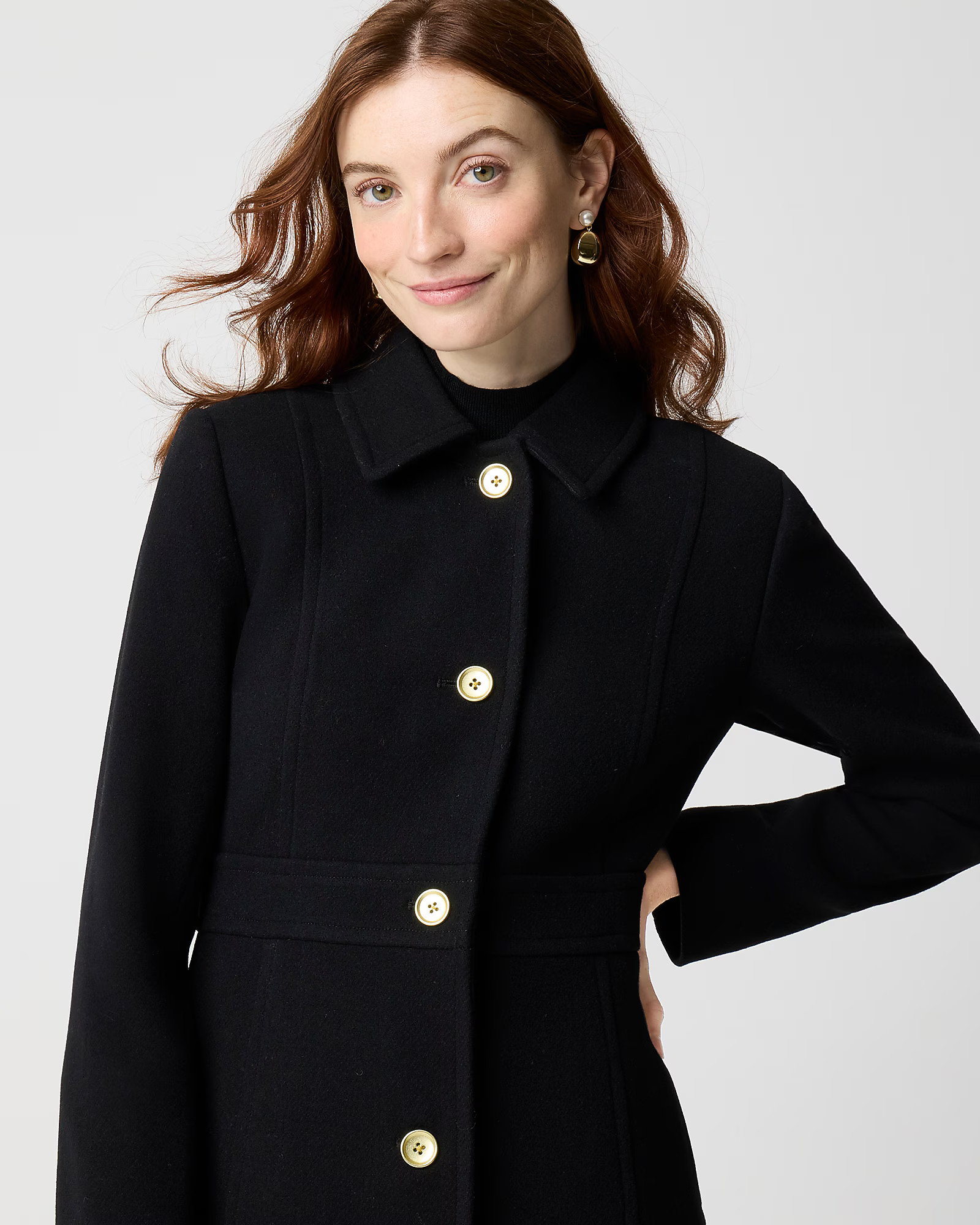 Wool-blend lady day coat | J.Crew Factory