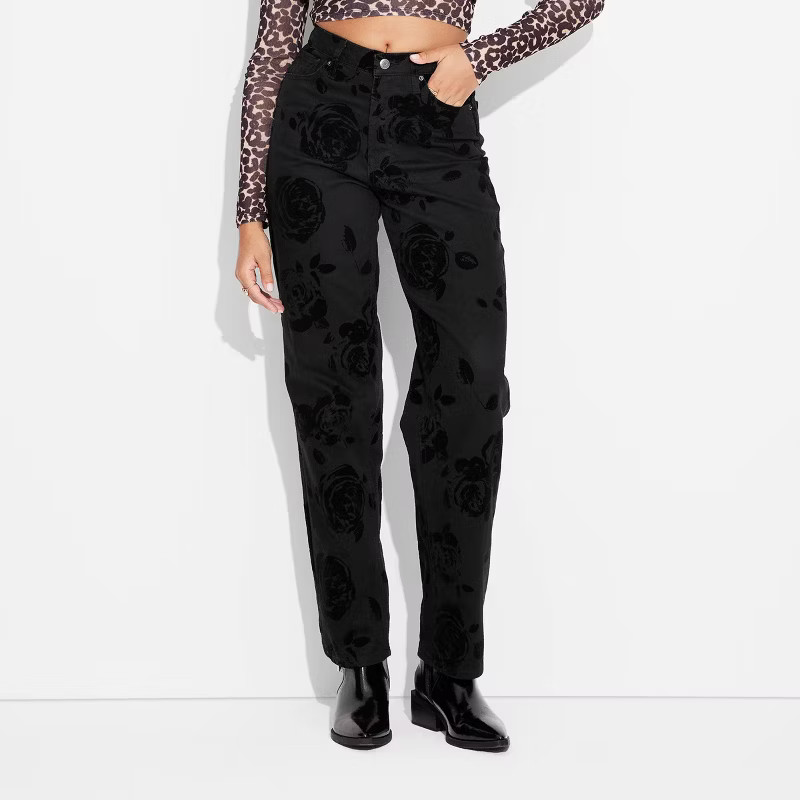 Women's High-Rise Curvy Straight Jeans - Wild Fable™ | Target