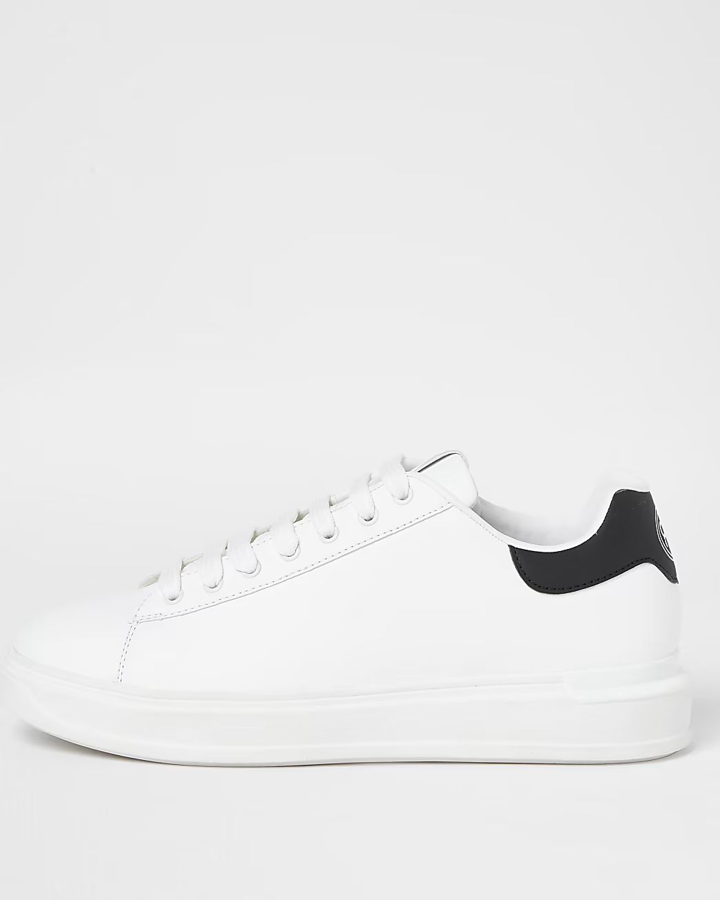 River Island Mens White wedge sneakers | River Island (US)