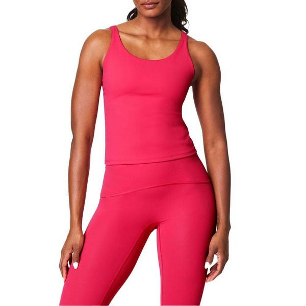 Women's Spanx Get Moving Shelf Scoop Scoop Neck Tank Top Medium Tulip | Scheels Sports