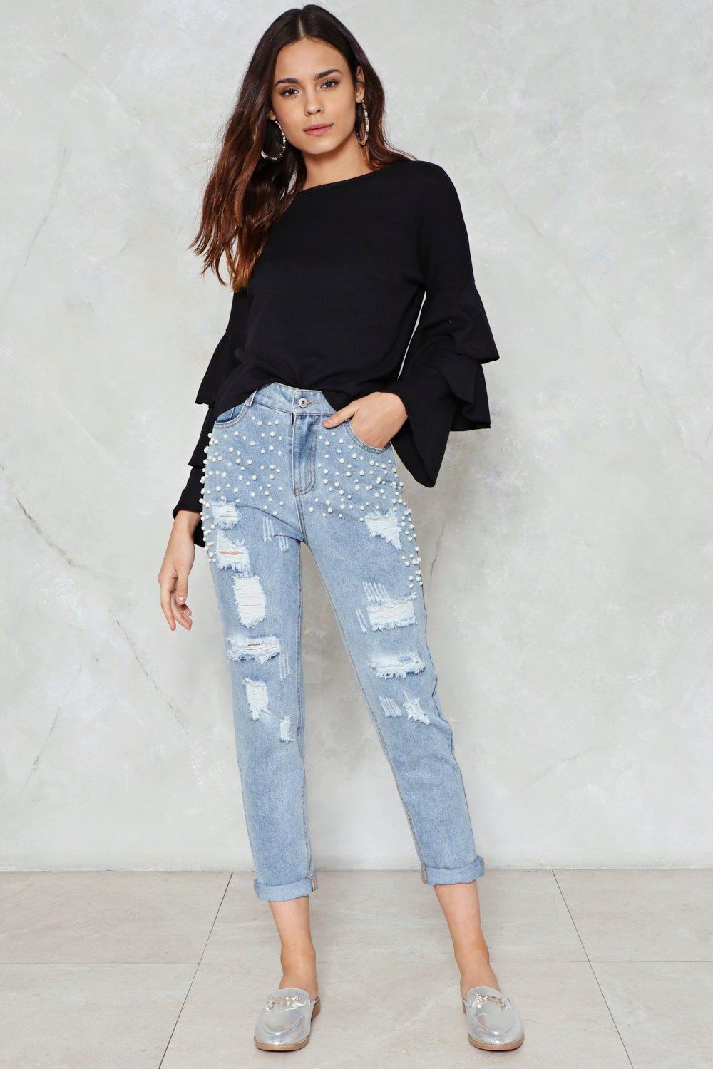 Mama's Pearl Jeans | Shop Clothes at Nasty Gal! | NastyGal (US & CA)