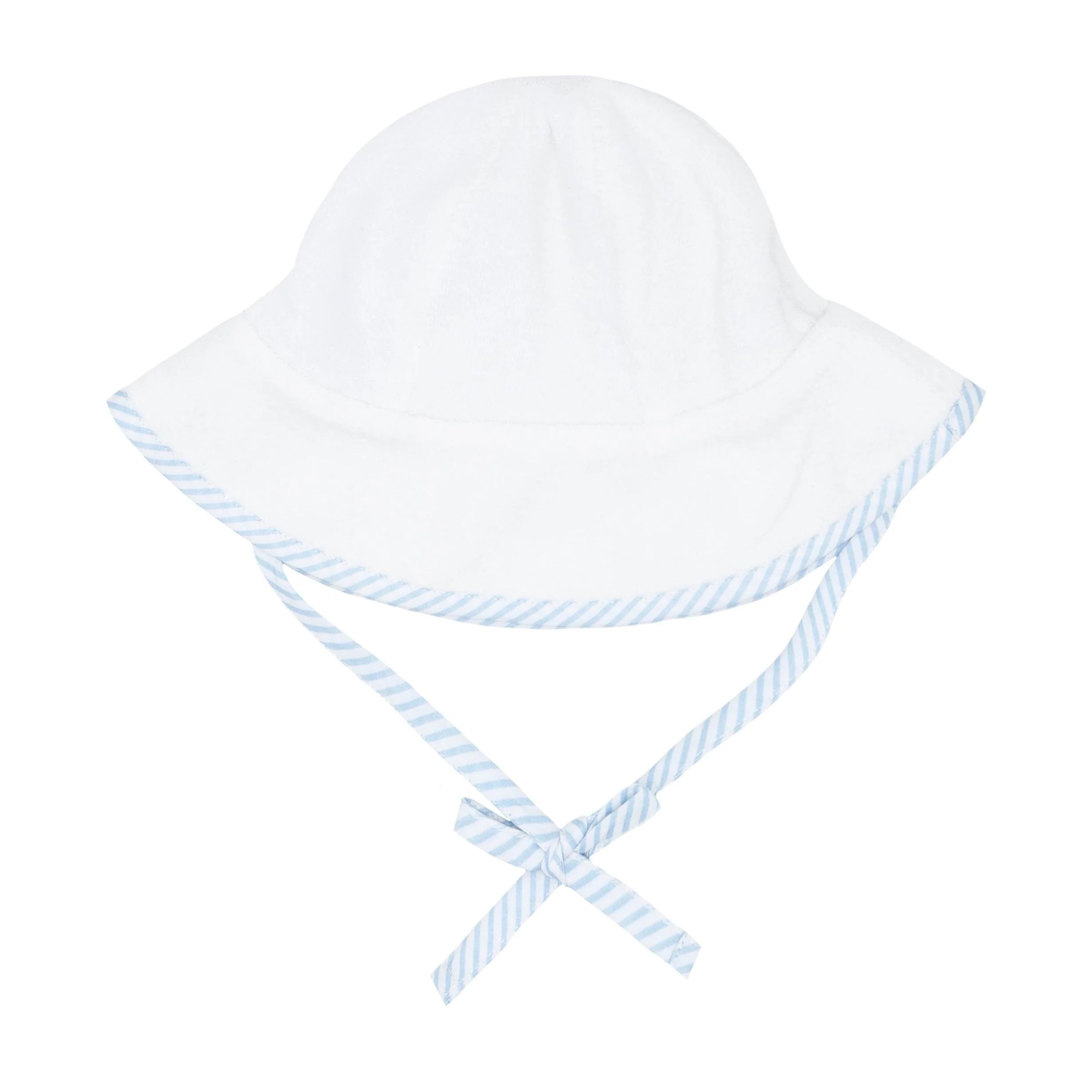 white french terry sun hat | minnow