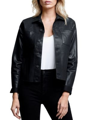 L'Agence Janelle Coated Trucker Jacket | Bloomingdale's (US)