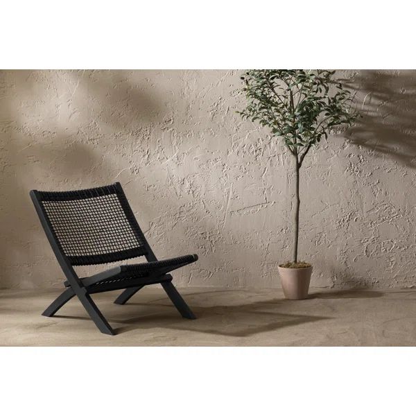 Agave Teak Outdoor Armless Lounge Chair | Wayfair North America