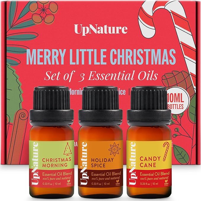 Christmas Essential Oils Blends Gift Set - Holiday Essential Oils Stocking Stuffers, Christmas Gi... | Amazon (US)