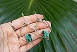 Turquoise Earrings, Turquoise Jewelry, 925 Sterling Silver Earrings, Boho Earrings, Boho Jewelry, Si | Amazon (US)