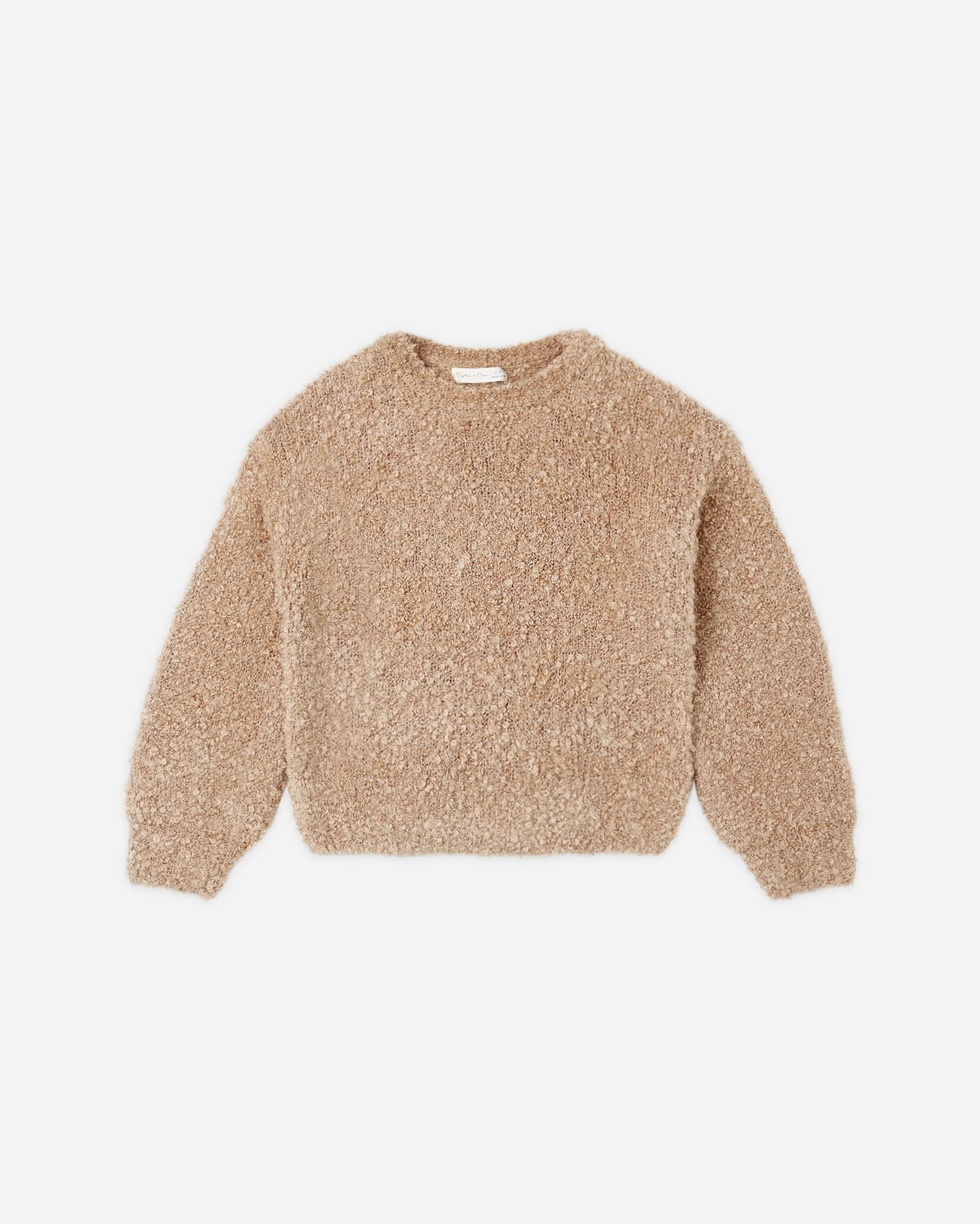 Aspen Sweater || Toffee Boucle | Rylee + Cru