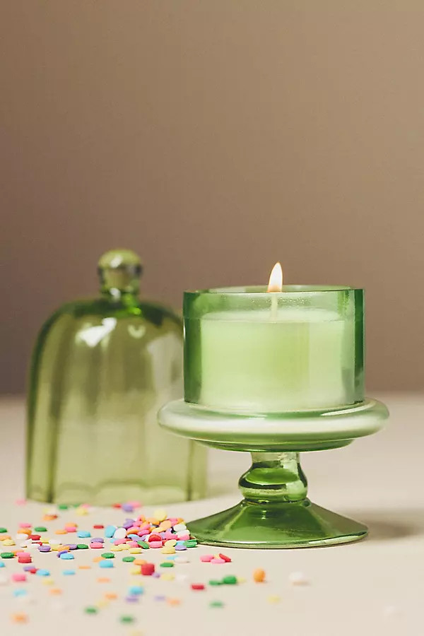 Mini Cake Stand Fruity Champagne Cheers Glass Candle | Anthropologie (US)