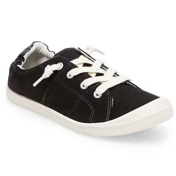 Women's Mad Love Lennie Lace Up Canvas Sneakers | Target