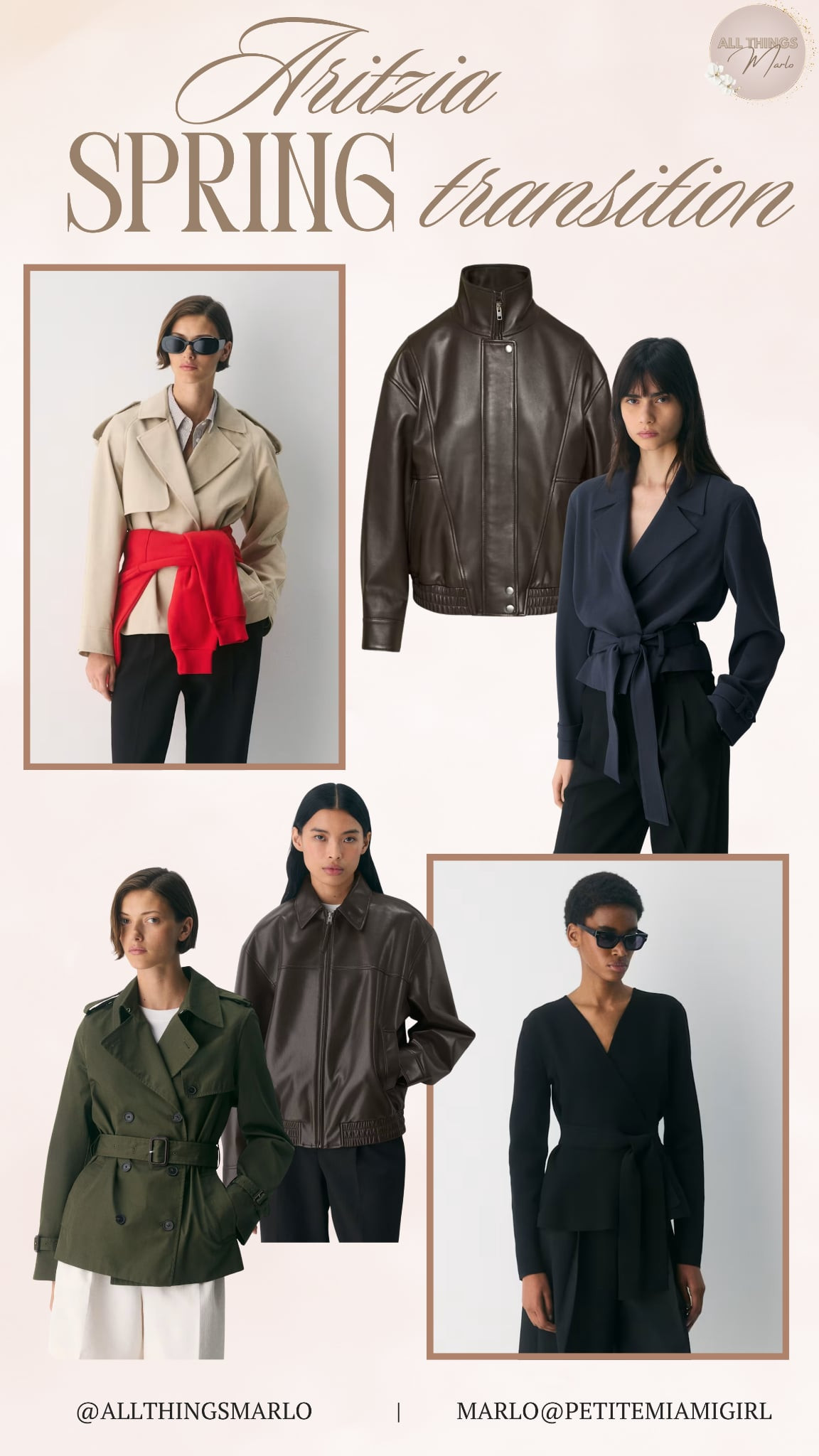 Aritzia Spring transition. 

 #LTKSeasonal #LTKWorkwear #LTKTravel