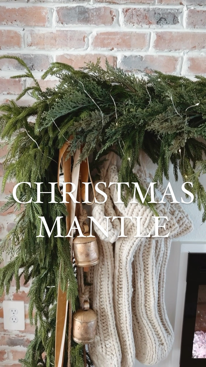 My nativity decor is from home goods last year. 

I use 2 strands of the 180” Norfolk  
And 2 strands of the cedar.
I used 6 command hooks to hang it. 
I used 1 strand of twinkling lights. 

#LTKHoliday #LTKHolidaySale #LTKSeasonal