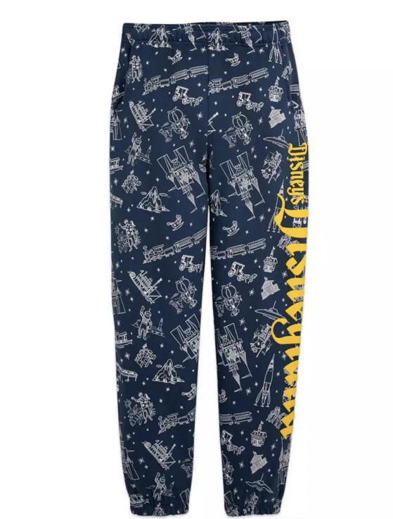 Walt Disney's Disneyland Disney100 Eras Pants For Adults Size M | eBay US