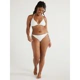 Love & Sports Women's Macrame String Bikini Bottom with Beads, White, Sizes XS-XXL | Walmart (US)