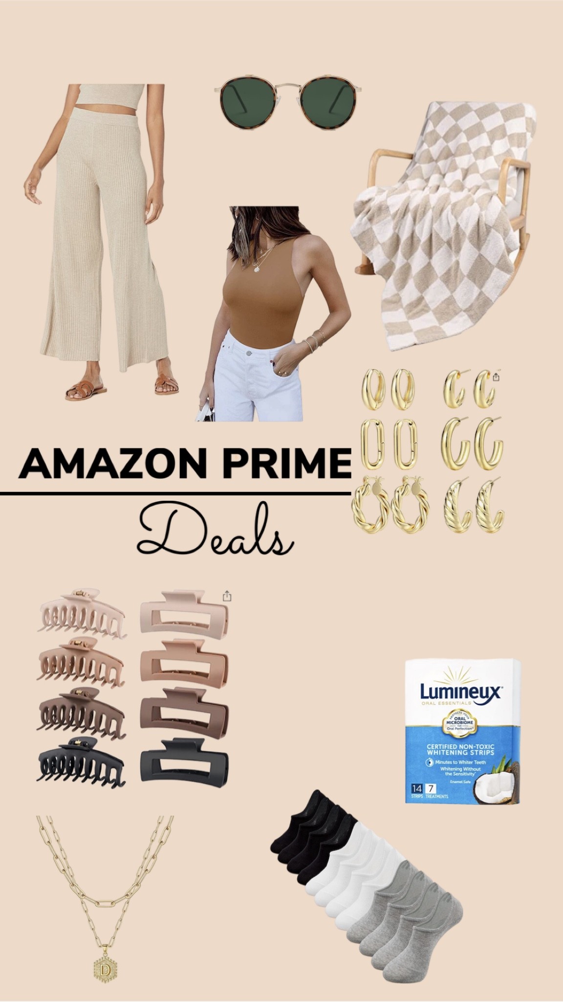 Amazon prime early access deals! // cozy gifts

 #checkerblanket #aesteticamazonfinds #neutrals #hairclips #neutralgifts #amazon 

#LTKunder100 #LTKSeasonal #LTKsalealert