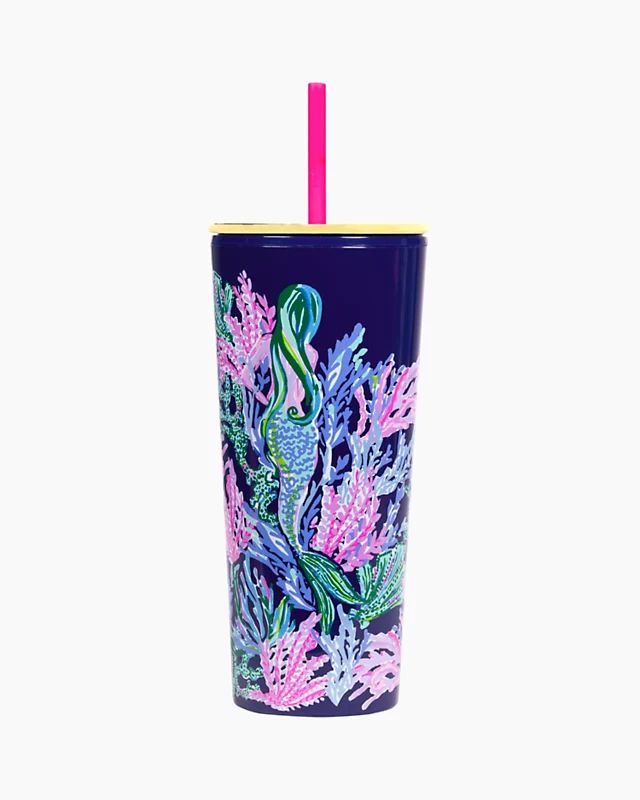 Tumbler With Straw | Lilly Pulitzer