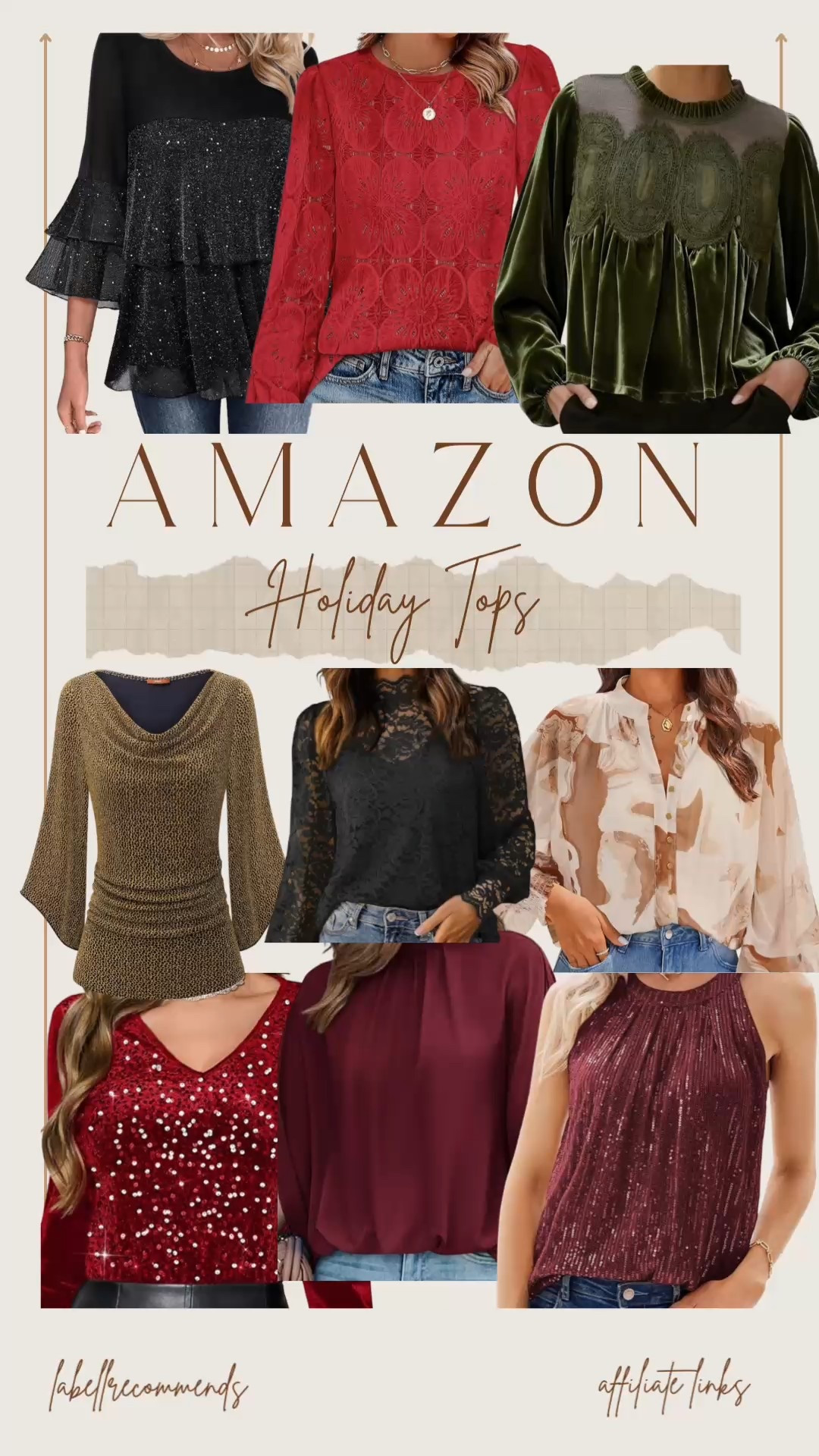 These elegant holiday tops for women are made for every festive moment on your calendar. From fancy holiday blouses to dressy tops with sparkle, satin, or metallic details, these styles are perfect for holiday parties, Christmas gatherings, and seasonal events. If you’re looking for a  holiday outfit that feels elevated but still comfortable, these tops pair beautifully with trousers, skirts, or dark denim. Think timeless silhouettes, luxe fabrics, and flattering fits that photograph beautifully. Whether you’re dressing for a work holiday party or a formal family celebration, these women’s holiday tops make getting dressed a joy!

#HolidayTopsForWomen #HolidayPartyOutfit #DressyHolidayTop #HolidayStyleWomen #FestiveFashion

holiday party outfits for women, elegant holiday tops, fancy holiday outfits, Christmas party outfit ideas, dressy tops for holiday parties, women’s festive outfits, holiday dinner outfit women, chic holiday looks, classy Christmas outfits

#LTKHoliday #LTKFindsUnder50 #LTKootd