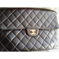 Chanel classic flap shoulder bag vintage (large) | Etsy (US)