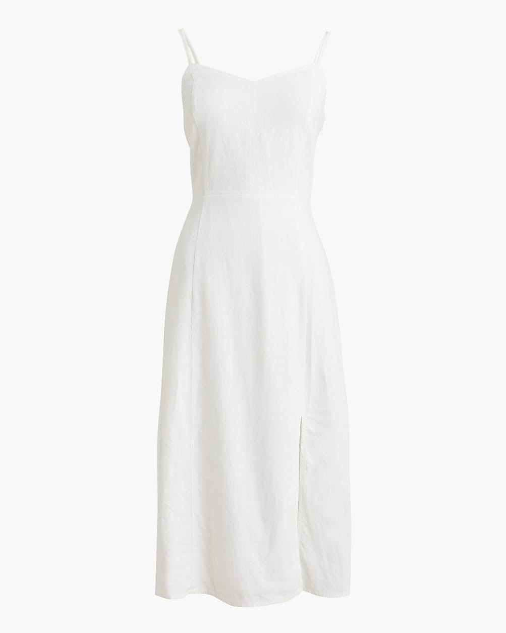 Linen-blend slip midi dress | J.Crew Factory