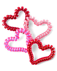 Girls Heart Coil Bracelet 4-Pack - multi | The Children's Place