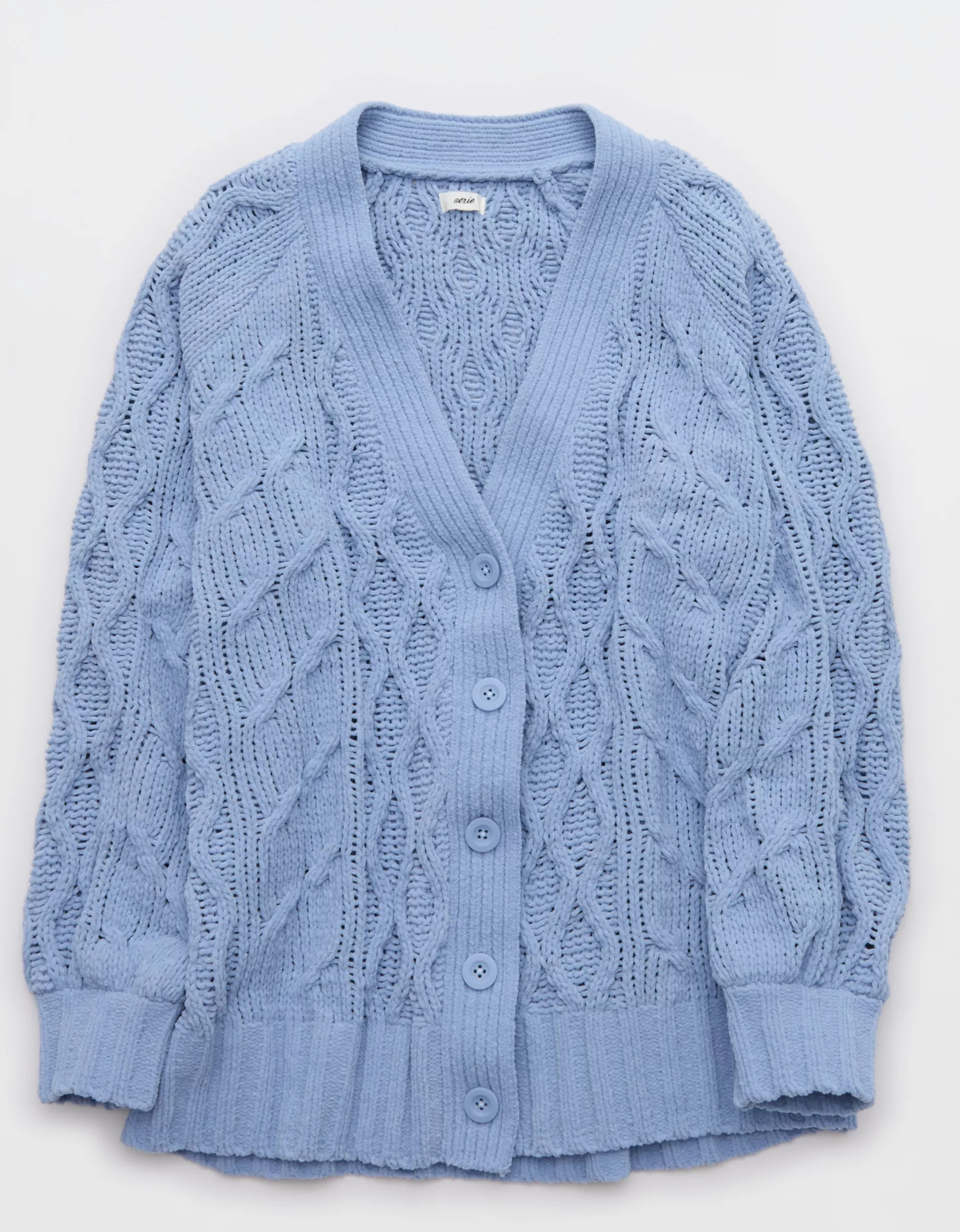 Aerie Oversized Cable Cardigan | Aerie