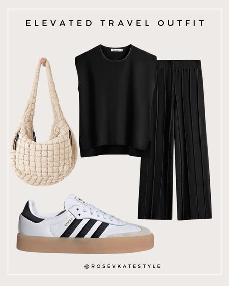This outfit doubles perfectly for running errands and travel  

Matching set, sneakers, puff handbag 



#LTKStyleTip #LTKFindsUnder50 #LTKOver40