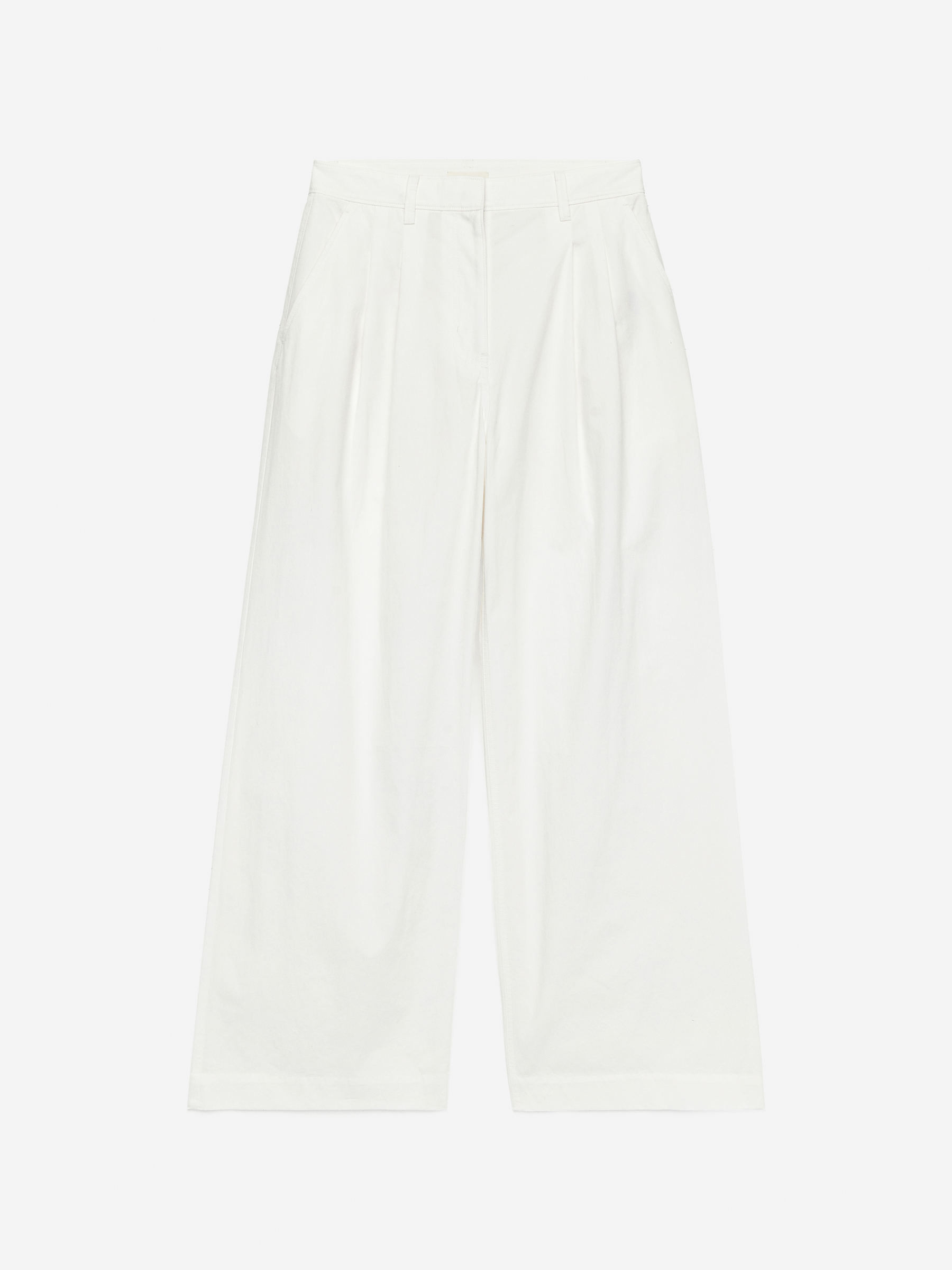 Bundfaltenhose – Weiß – Damen – ARKET DE | Arket EU