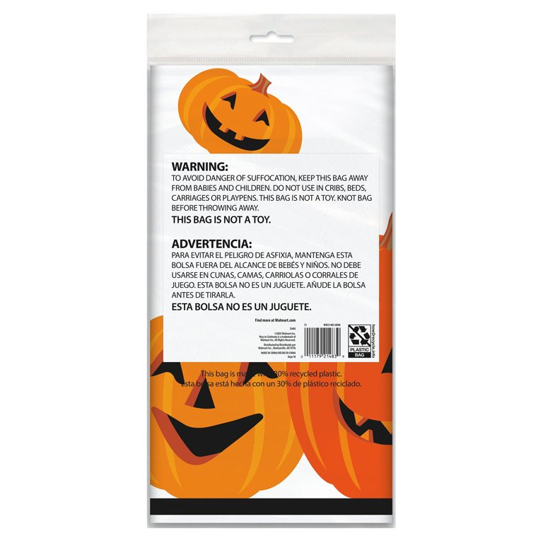 Halloween Pumpkin Toss Plastic Party Table Covers, 2 Count, by Way To Celebrate | Walmart (US)