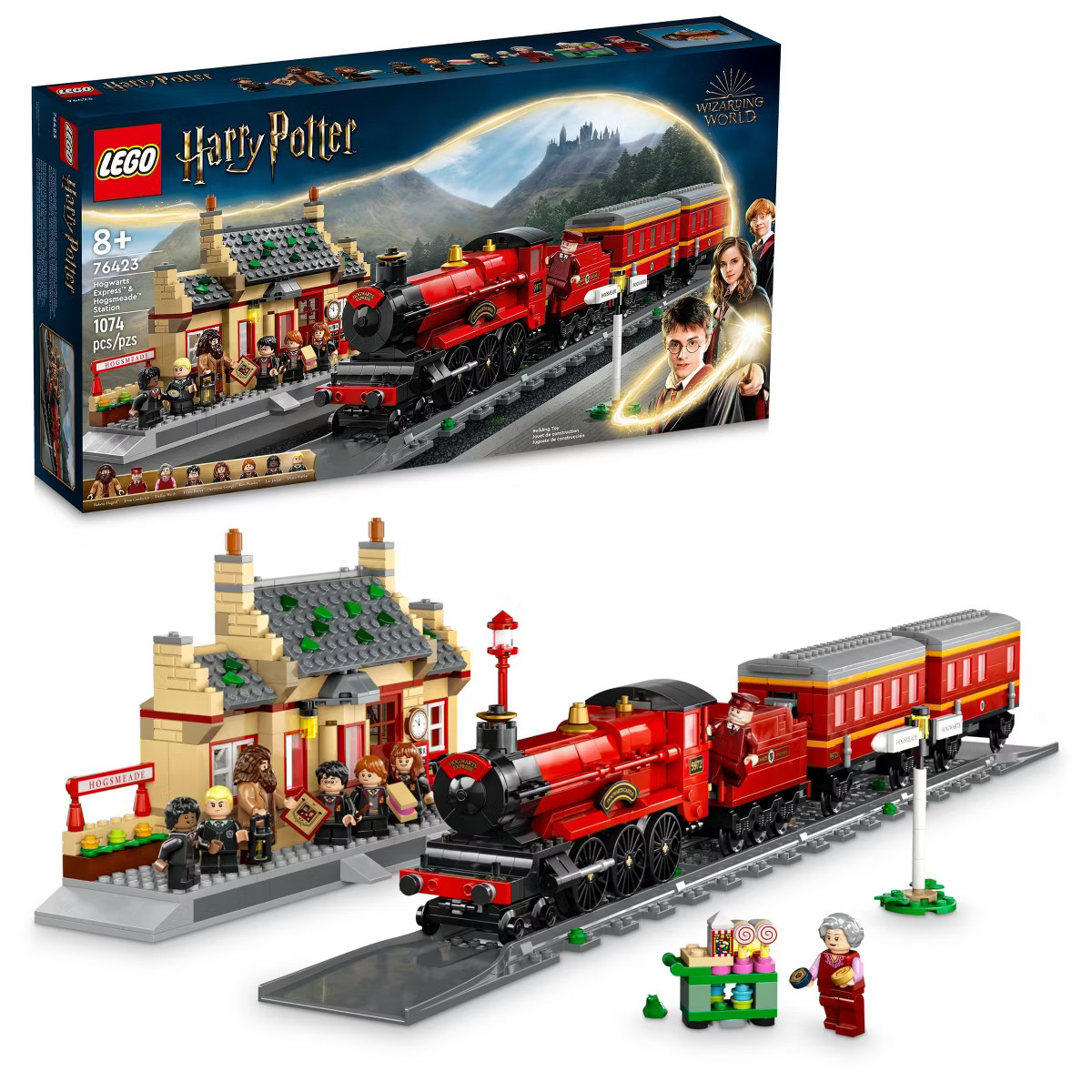 LEGO Harry Potter Hogwarts Express & Hogsmeade Station Train Set 76423 | Target