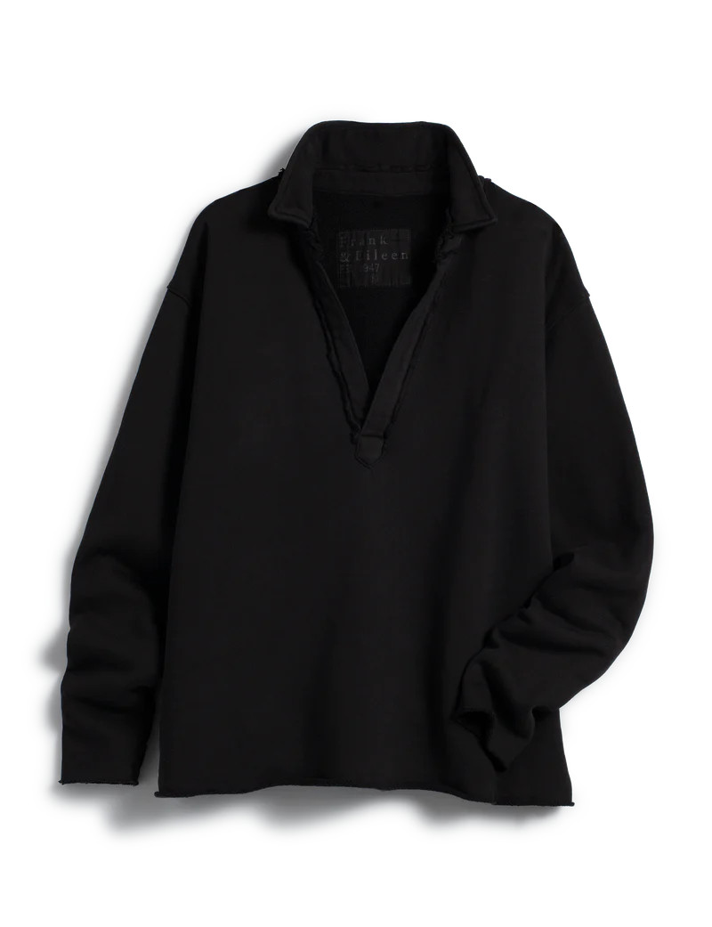 PATRICK Black, Triple Fleece | Frank & Eileen