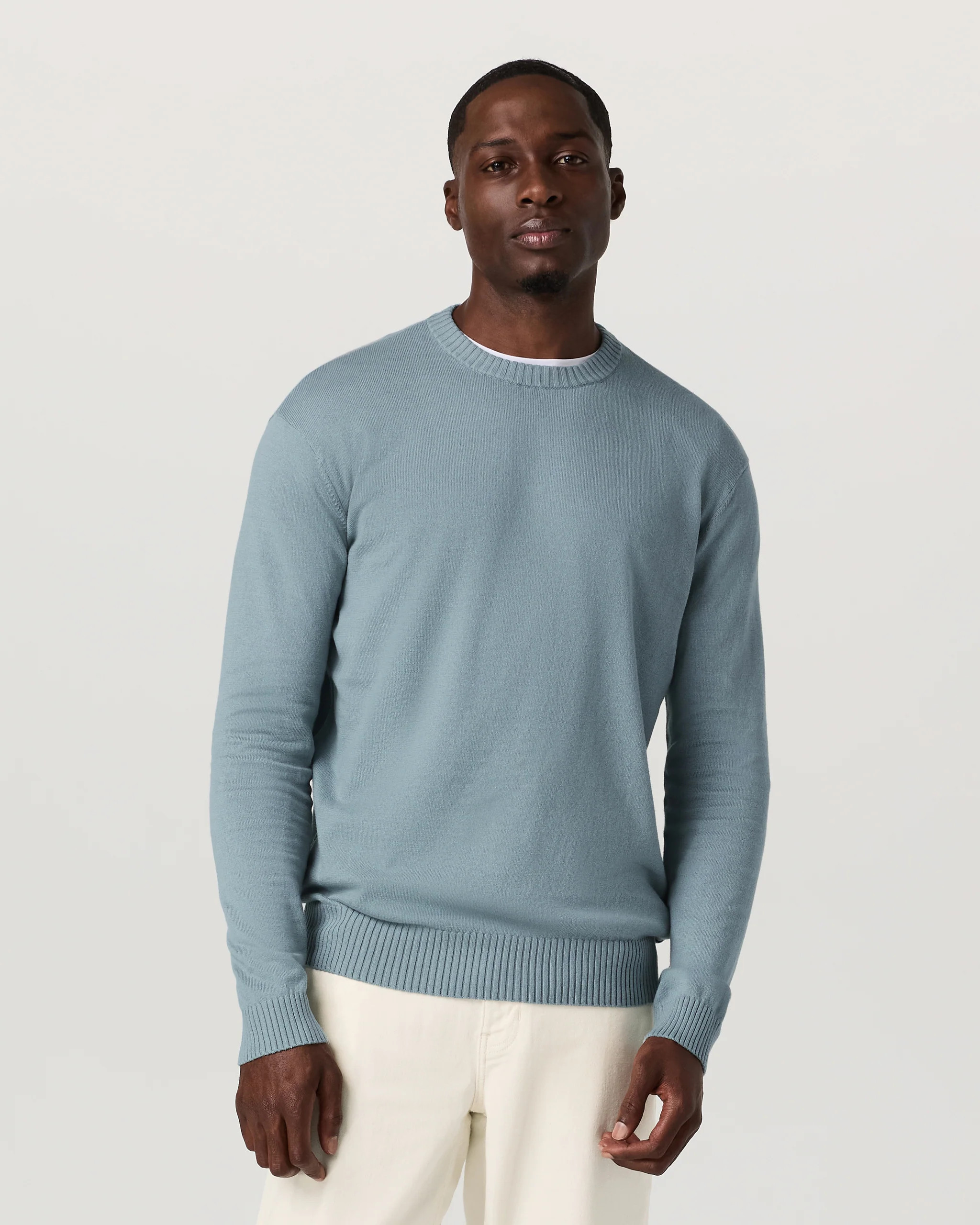 Fluent Sweater | Men's Mist Cashmere Sweater | Vuori | Vuori Clothing (US & Canada)