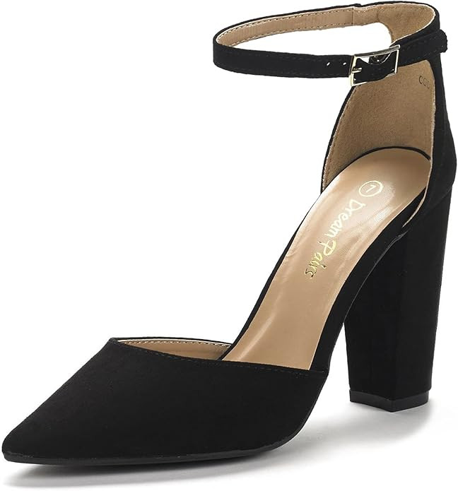 DREAM PAIRS Women's Coco Pointed Toe High Heels Pump Shoes | Amazon (US)