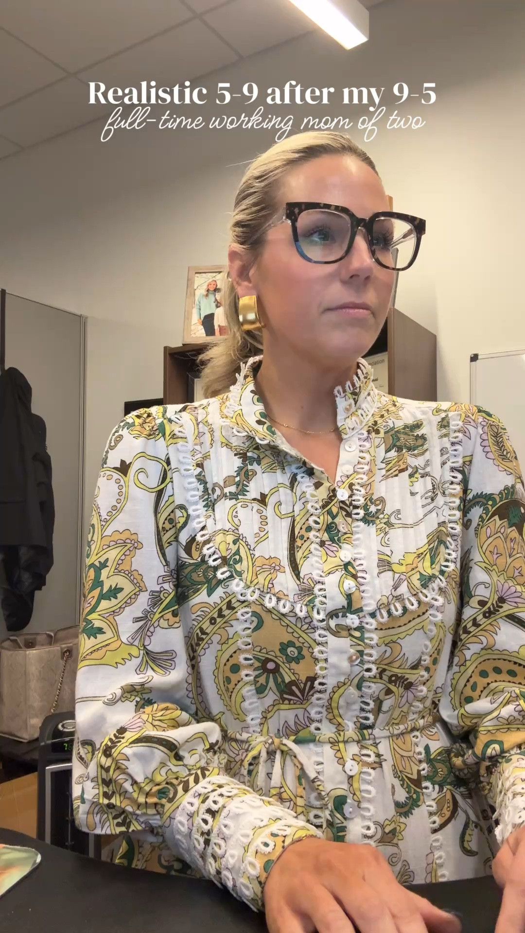 5-9 after my 9-5 links!
Dress: Amazon, size small (other colors available too, mine is a little short because I dried it so don’t do that lol)
Bluelight glasses: Pair Eyewear
Earrings: Vintage 
Shoes: Amazon, TTS and so comfy! 
Bags: Amazon (linked) and mb Greene (can’t link on LTK) 
Pajamas: Piyama, size XS
Caroline’s shorts: Target! So cute tts 
Linking similar stand up desk too! 

#LTKWatchNow #LTKWorkwear #LTKFindsUnder100