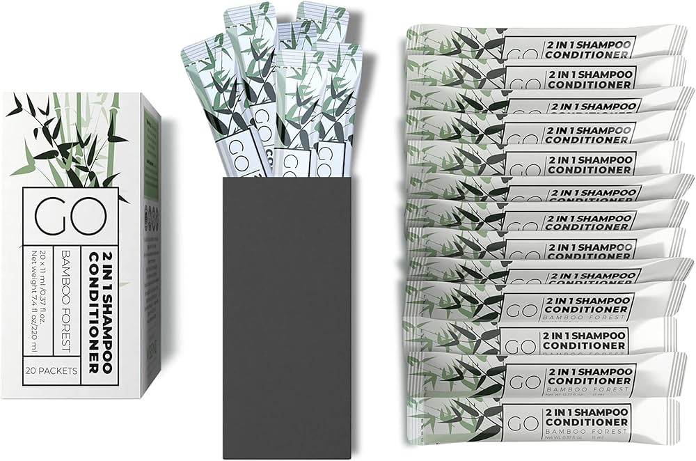 Travel Size Shampoo and Conditioner Set of 20 – 2 in 1 Single Use Travel Shampoo and Conditione... | Amazon (US)