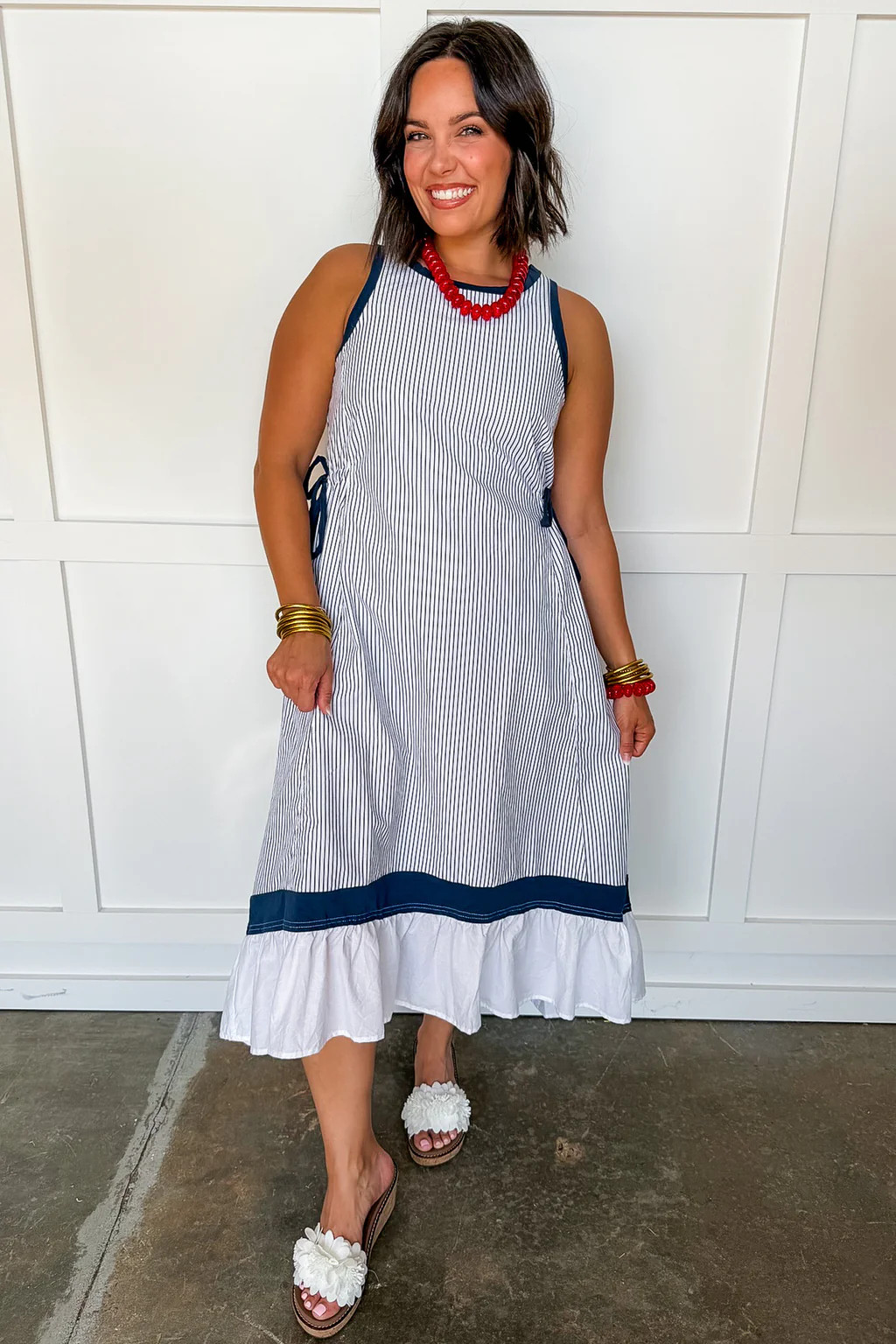 Nantucket Americana Midi Dress | Jules & James Boutique