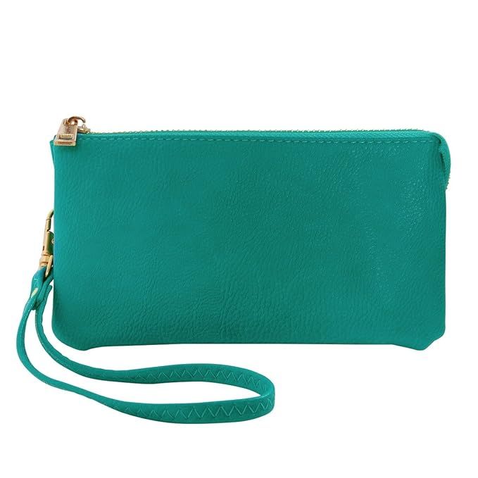 Humble Chic Vegan Leather Wristlet Wallet Clutch Bag - Small Phone Purse Handbag | Amazon (US)
