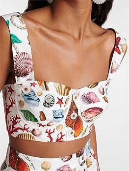 ksotutm 2 Piece Skirt Sets for Women Animal Printed Halter Top High Waist Maxi Skirt Women's Fash... | Amazon (US)