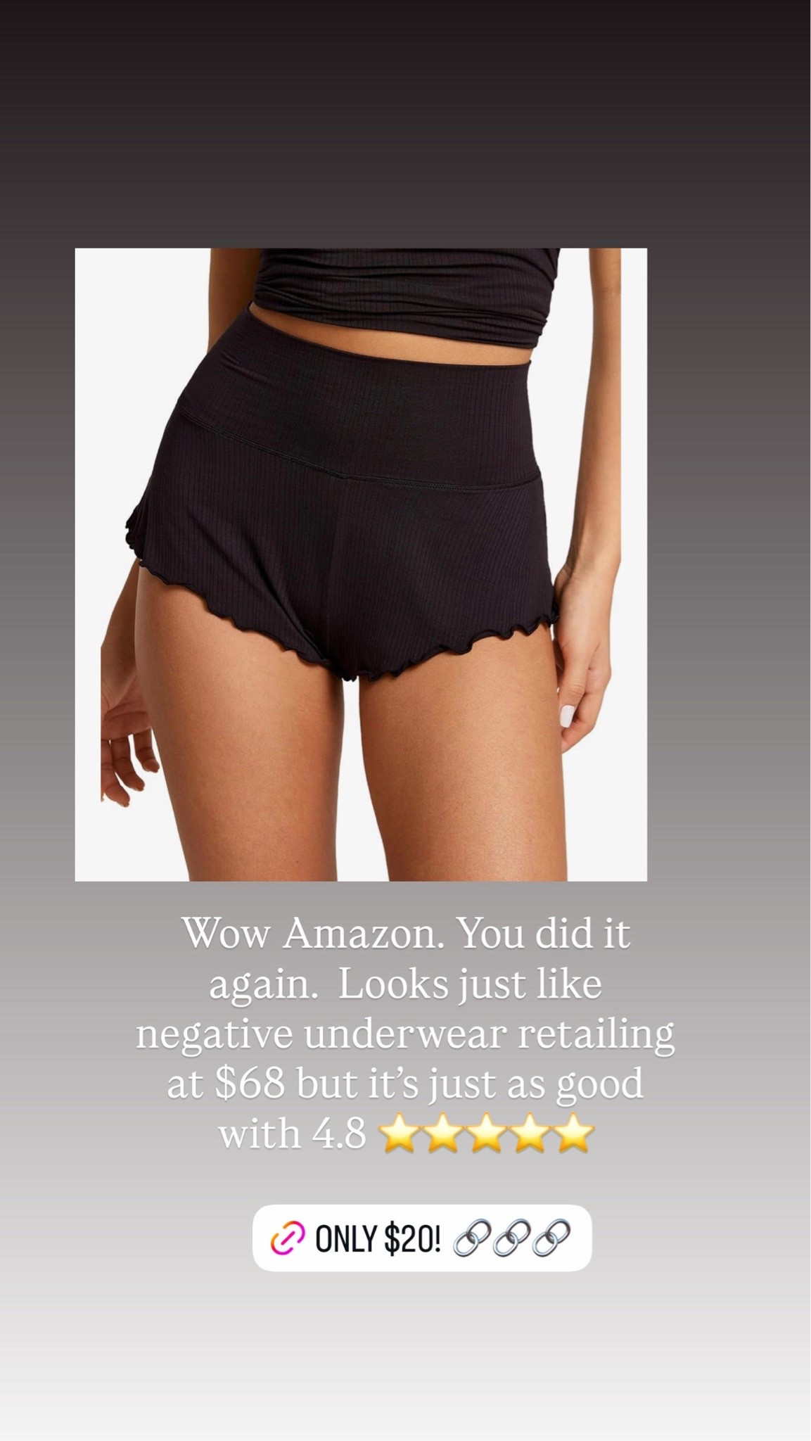 Looks just like Negative underwear for a fraction of the price.

#LTKootd #LTKOver40