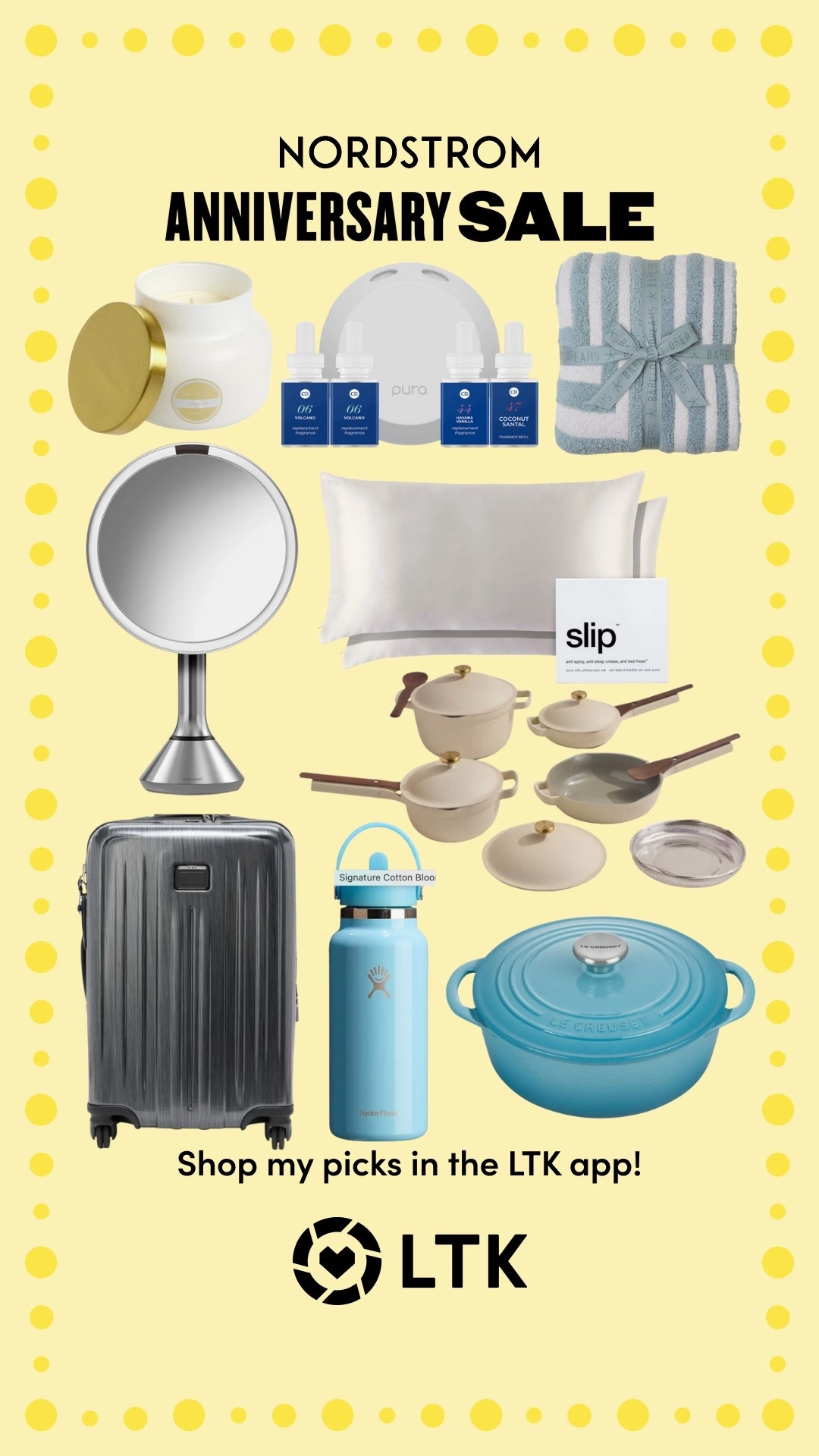 Nordstrom Anniversary Sale home picks! Tumi, Barefoot Dreams, Our Place, Le Creuset and more!

#LTKTravel #LTKSaleAlert #LTKHome