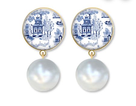 Blue willow earrings, pearl earrings, chinoiserie earrings, chinoiserie, blue & white decor, Mother’s Day gift, grandmillennial gifts 

#LTKGiftGuide #LTKunder100 #LTKunder50