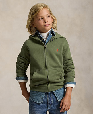 Big Boys Fleece Full-Zip Hoodie | Macy's