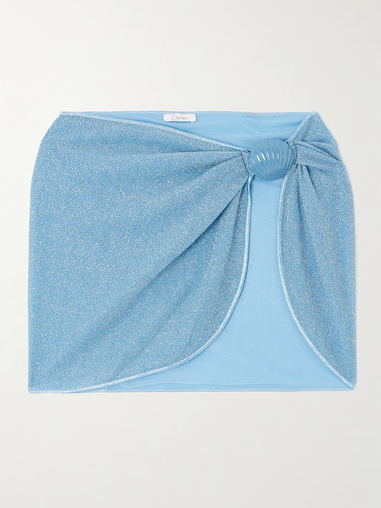 Oséree - Lumière Metallic Pareo - Blue | NET-A-PORTER (US)