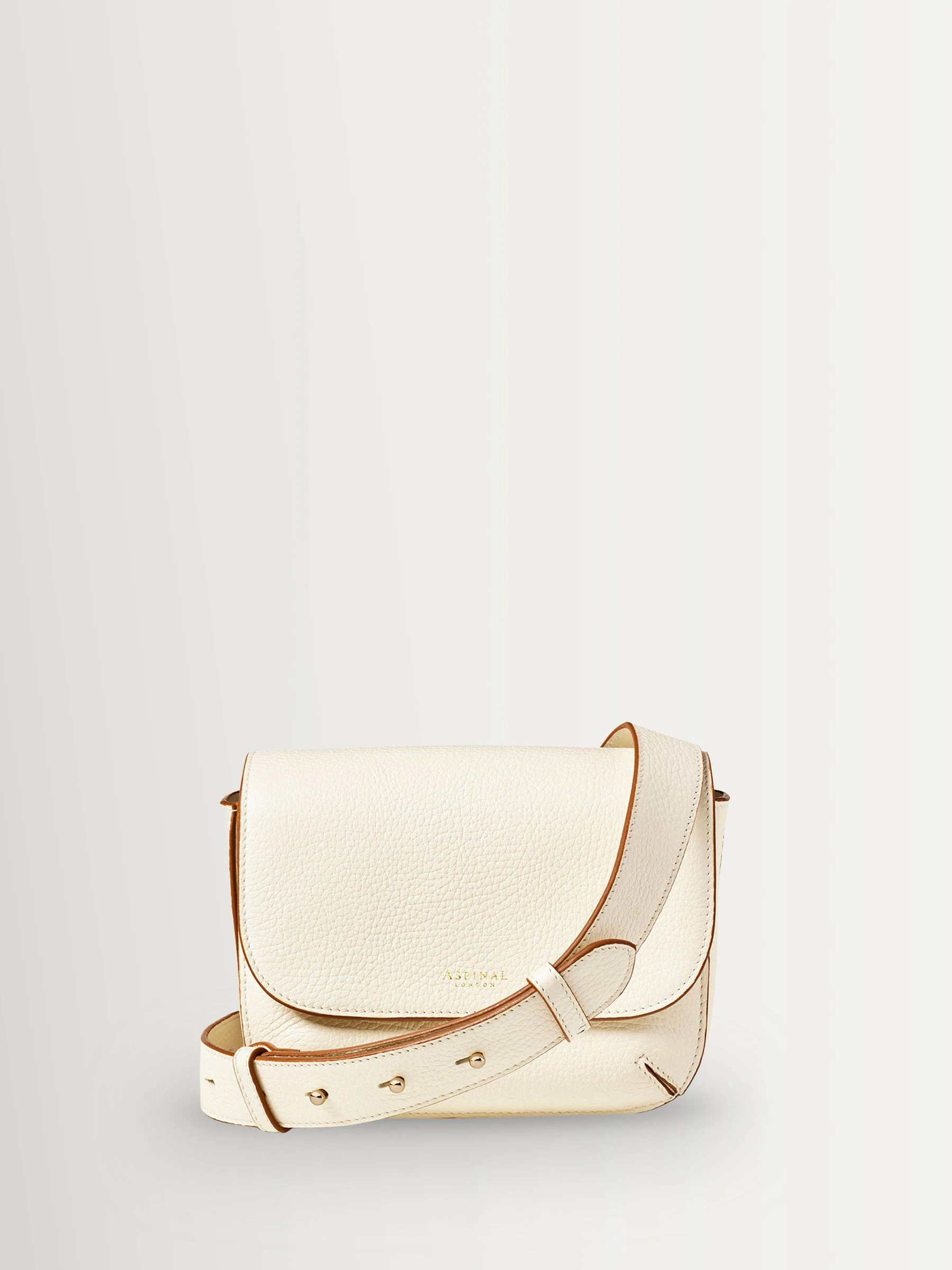 Aspinal of London Aspinal of London Cream Ella Pebble Leather Bag | Next US
