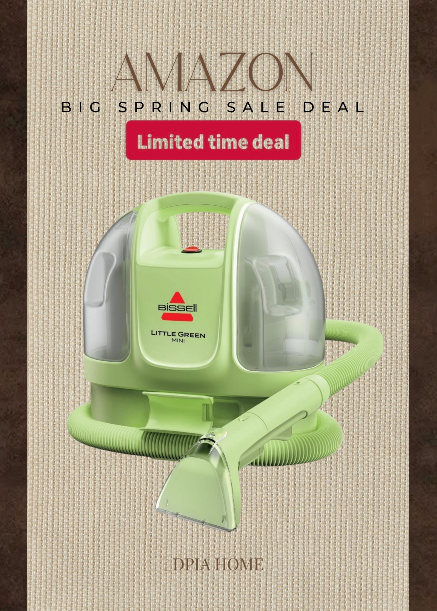 This BISSELL Little Green Machine portable fabric and carpet cleaner is currently priced under $75. True 25% off savings during Amazon’s Big Spring Sale. 

#LTKSaleAlert #LTKHome #LTKKids