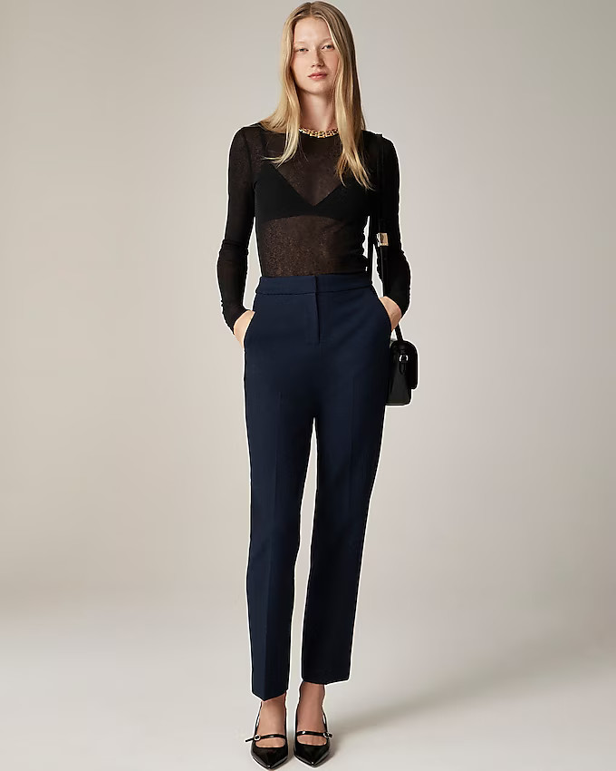 Kate straight-leg pant in four-season stretch | J. Crew US