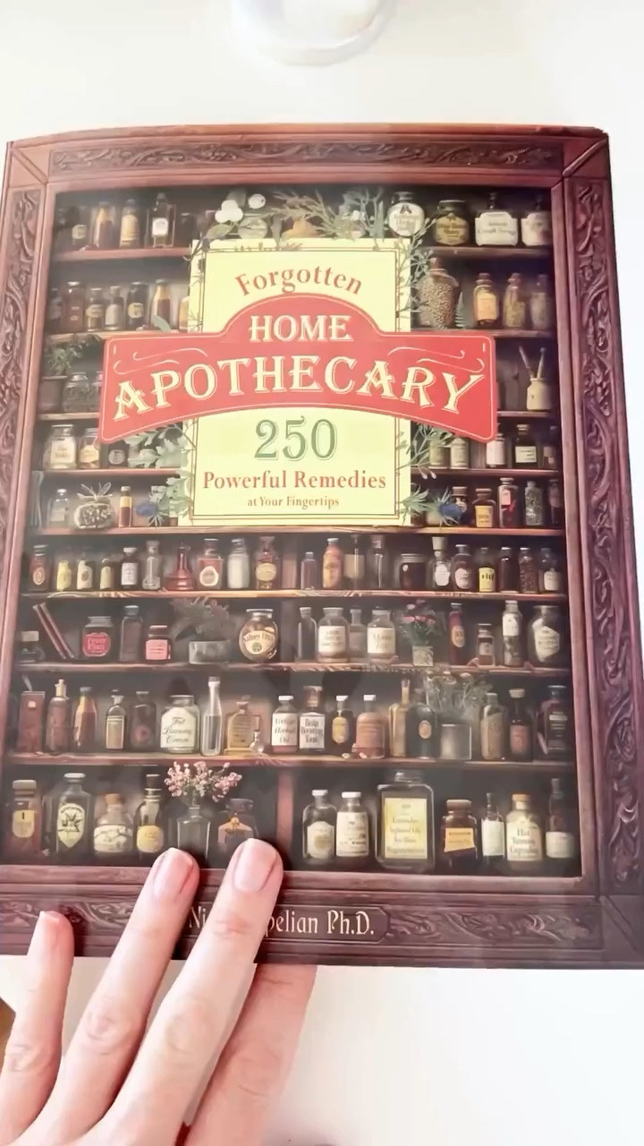 🪴Comment “shop” and I’ll send you all the details! 

This Forgotten Home Apothecary book is so impressive! It’s the only complete herbal medicine book that covers the most important remedies that used to be made by our grandparents back when apothecaries were a thing.

This book is very easy to use! It has 250 remedies, organized on shelves by specific ailments. It includes step-by-step instructions, color pictures, measurements and dosages.

Home remedies / natural remedies/ apothecary / Amazon finds
#apothecary #naturalhealing #naturalremedies #amazonfavorites