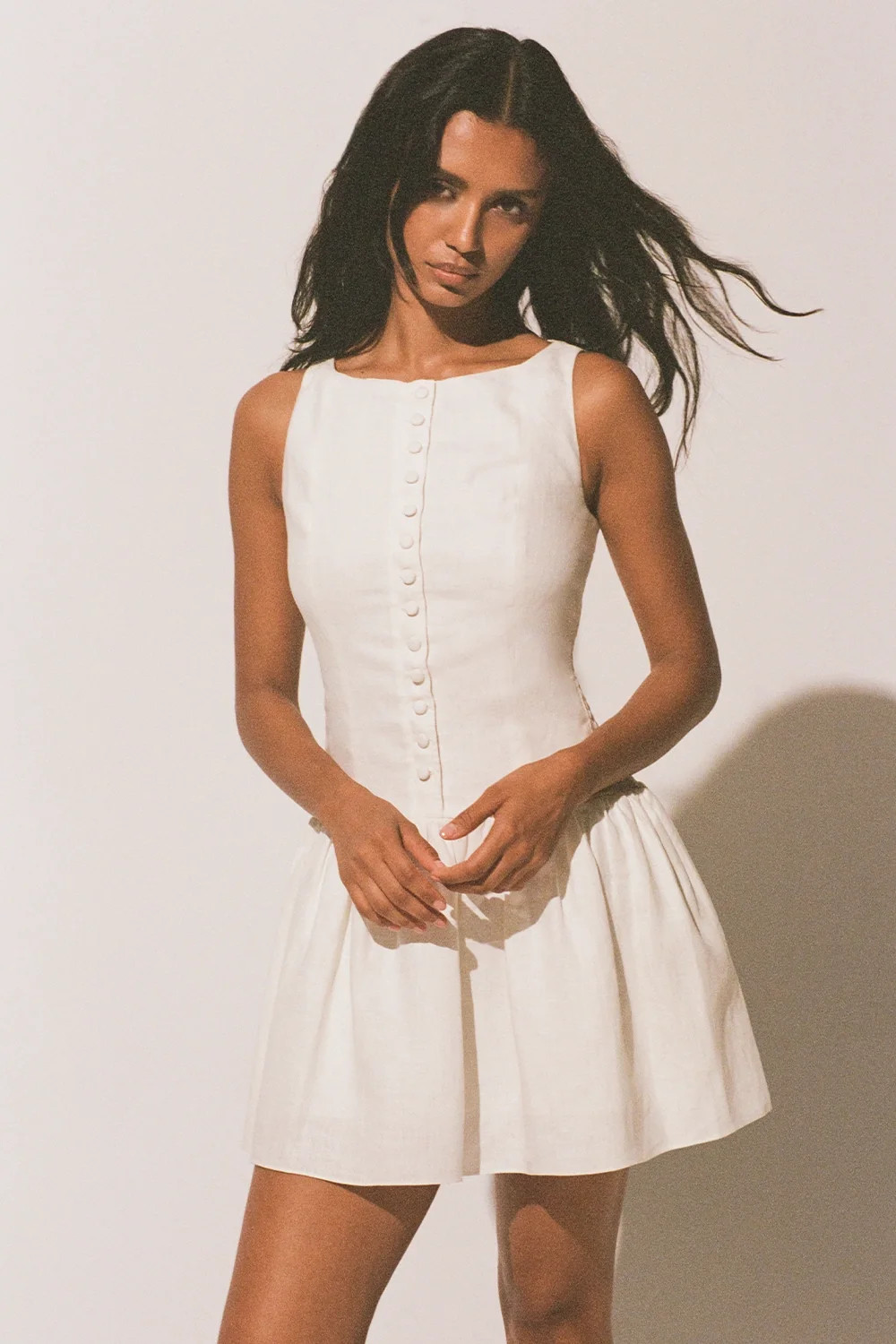 Blair Mini Dress White | Faithfull (AU)
